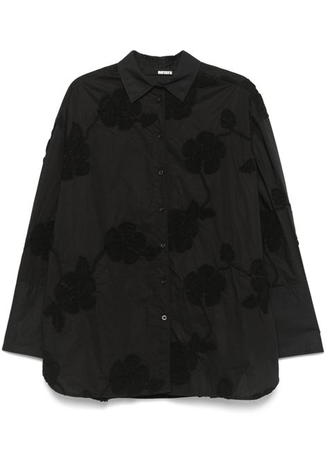 Black Lipy Flower shirt Rotate - women ROTATE | Shirts | 114494100100