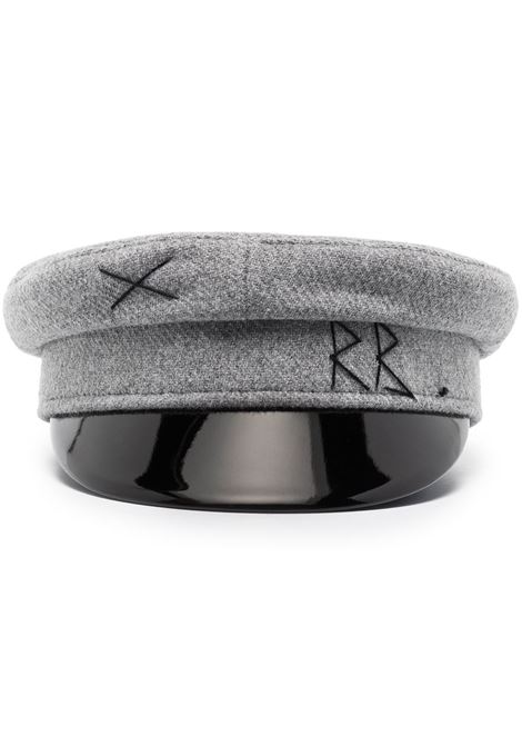 Grey baker boy cap - RUSLAN BAGINSKIY women RUSLAN BAGINSKIY | Hats | KPC031W031