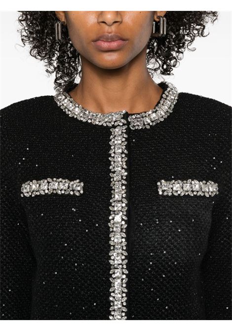 Cardigan con paillettes in nero Self-portrait - donna SELF-PORTRAIT | RS25035CBB