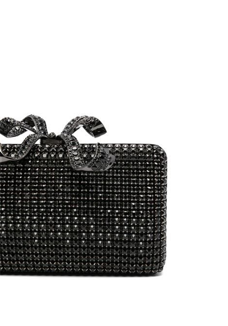 Clutch con cristalli in nero Self-portrait - donna SELF-PORTRAIT | RS25306B