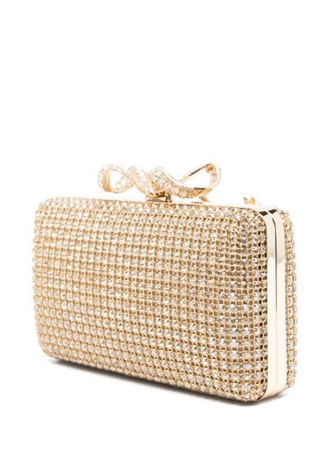 Clutch con cristalli in oro Self-portrait - donna SELF-PORTRAIT | RS25306GD