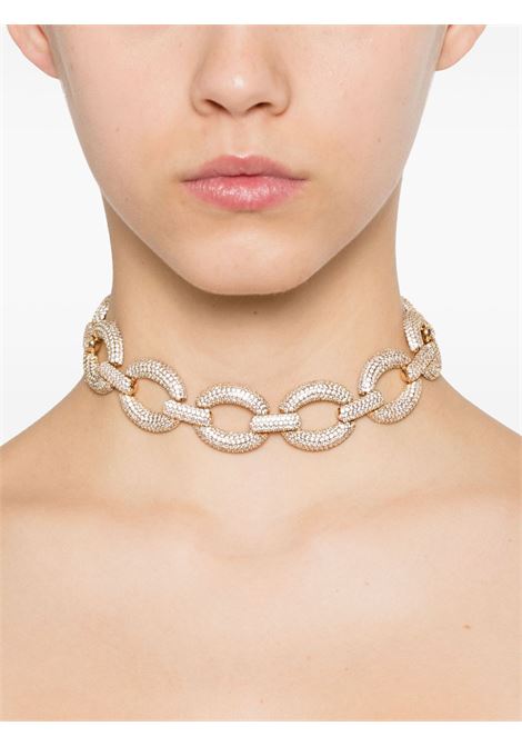 Choker con cristalli color oro Self-portrait - donna SELF-PORTRAIT | RS25620NGD