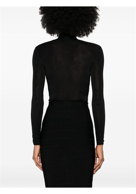 Body con dettaglio cut-out in nero Self-portrait - donna SELF-PORTRAIT | SS25CK005TB