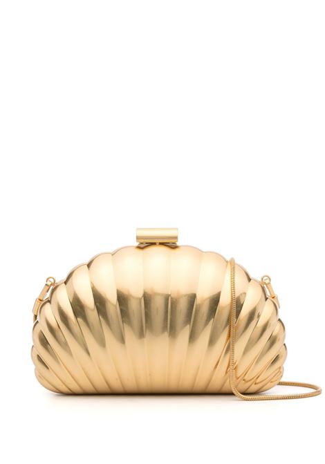 Gold Monet shell-motif clutch bag - SIMKHAI women SIMKHAI | 124H000METGLD