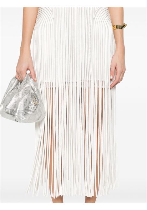 White fringed midi dress Simkhai - women SIMKHAI | 1251126XWHT