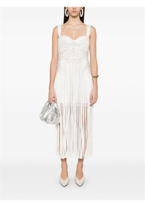 White fringed midi dress Simkhai - women SIMKHAI | 1251126XWHT