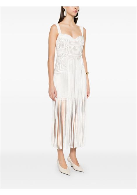 White fringed midi dress Simkhai - women SIMKHAI | 1251126XWHT