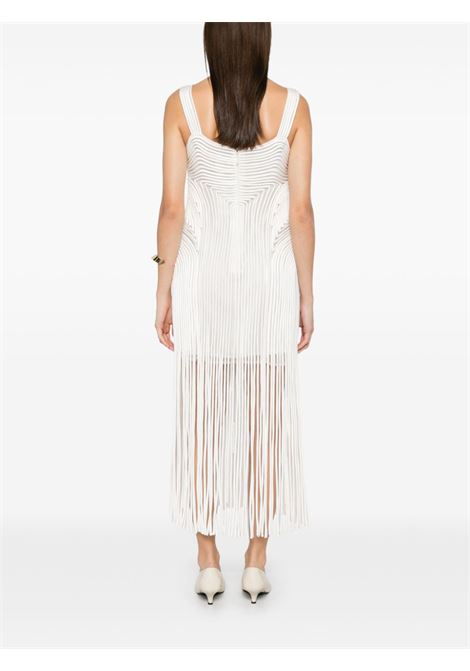 White fringed midi dress Simkhai - women SIMKHAI | 1251126XWHT