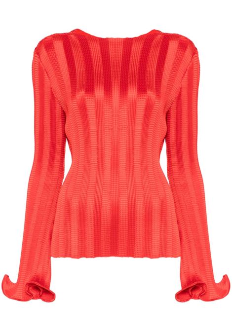 Red Carys ruched top Simkhai - women