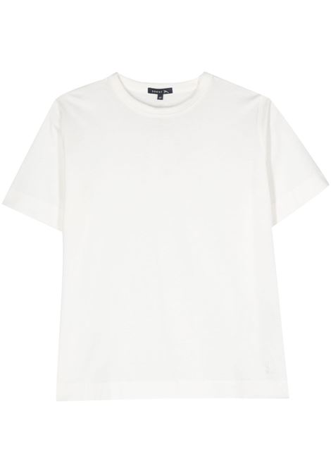 T-shirt con ricamo in bianco Soeur - donna