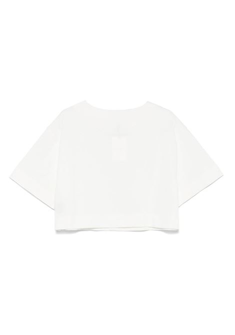 White Davina cropped T-shirt Soeur - women SOEUR | TSH1604DAVINABLA12