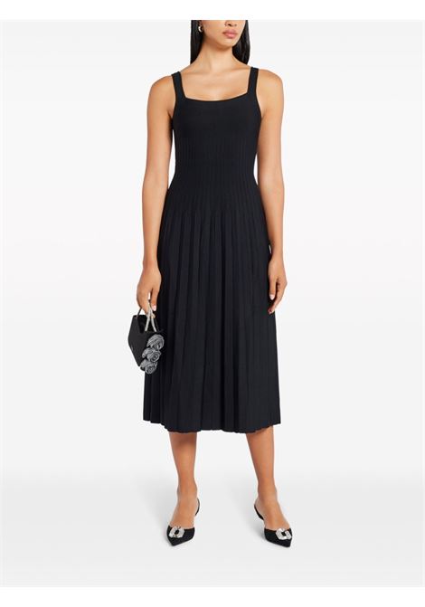 Black Ellison knitted midi dress Staud - women STAUD | 45420126BLK