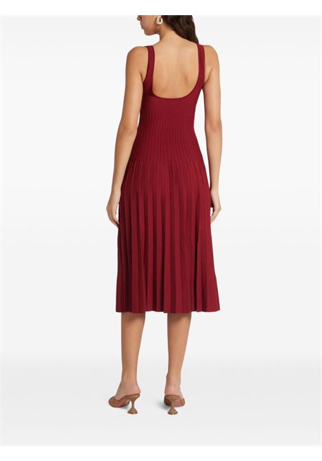 Red Ellison midi dress Staud - women STAUD | R25R2199VNROJA