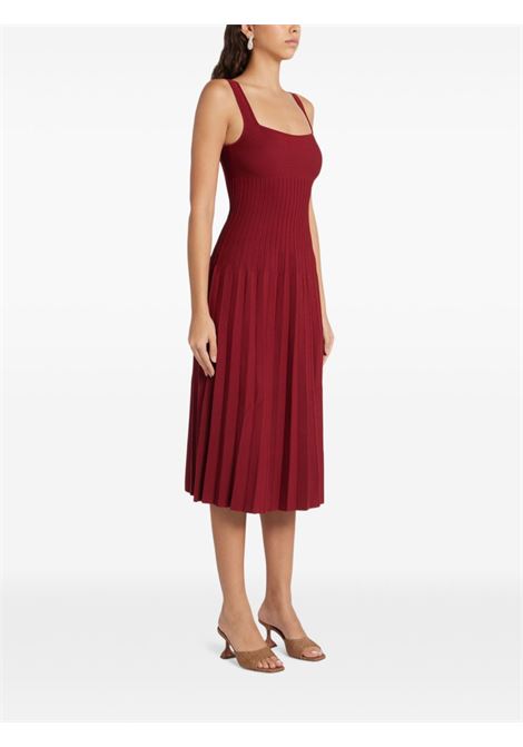 Red Ellison midi dress Staud - women STAUD | R25R2199VNROJA