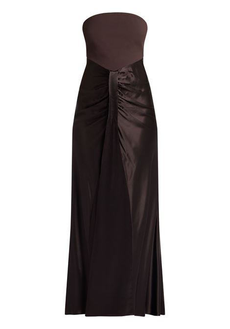 Brown Wayfaring gown Staud - women STAUD | R25R2210PSDKCH