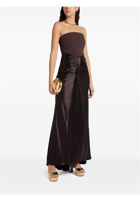 Brown Wayfaring gown Staud - women STAUD | R25R2210PSDKCH