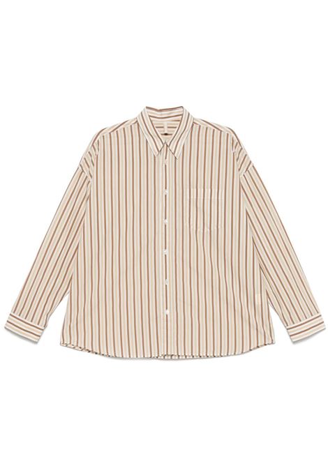 Beige striped Stable shirt Sunflower - men