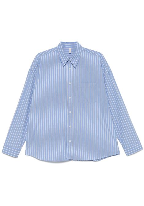 Camicia Stable a righe in azzurro chiaro Sunflower - uomo