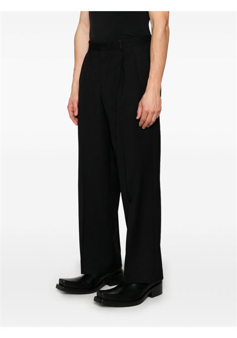 Black wide-leg pleated trousers Sunflower - men SUNFLOWER | 4167TROUSER999