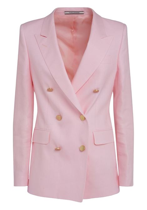 Light pink double-breasted blazer Tagliatore - women