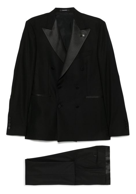 Black double-breasted suit Tagliatore - men