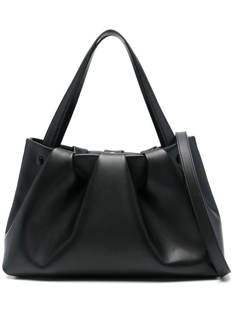 Borsa a spalla athena in nero Themoirè - donna