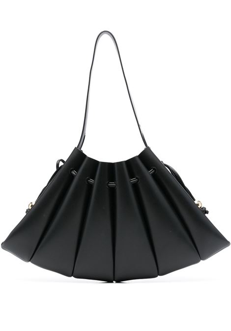 Black Calipso shoulder bag Themoirè - women