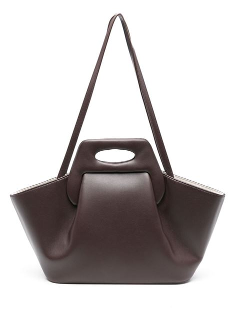 Brown dhea tote bag Themoirè - women