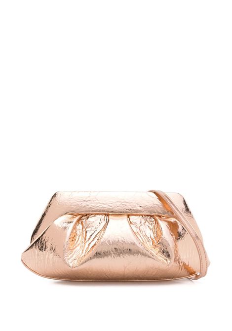 Gold Emera pineapple clutch bag Themoirè - women