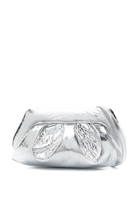 Silver Emera pineapple clutch bag Themoirè - women