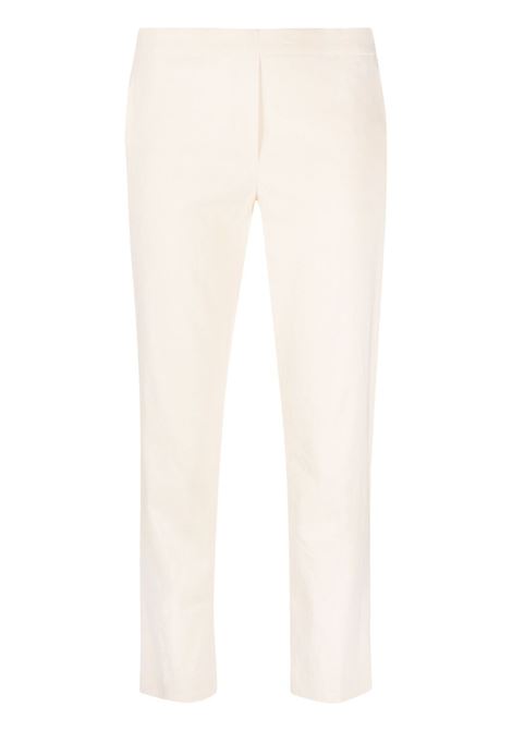 Pantaloni sartoriali slim in bianco Theory - donna