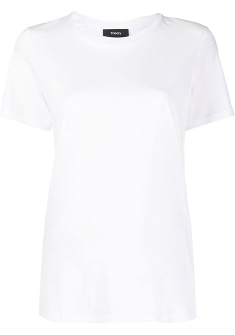 White Easy Pima T-shirt - THEORY women