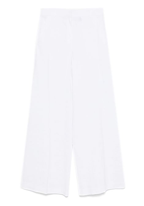 Pantaloni con effetto stropicciato in bianco Theory - donna