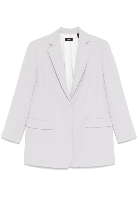 Pearl grey crepe blazer Theory - women THEORY | Blazers | O1109105B6M