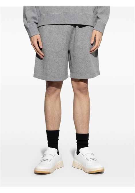 Grey elastic waistband shorts Theory - men THEORY | P0186708QD0