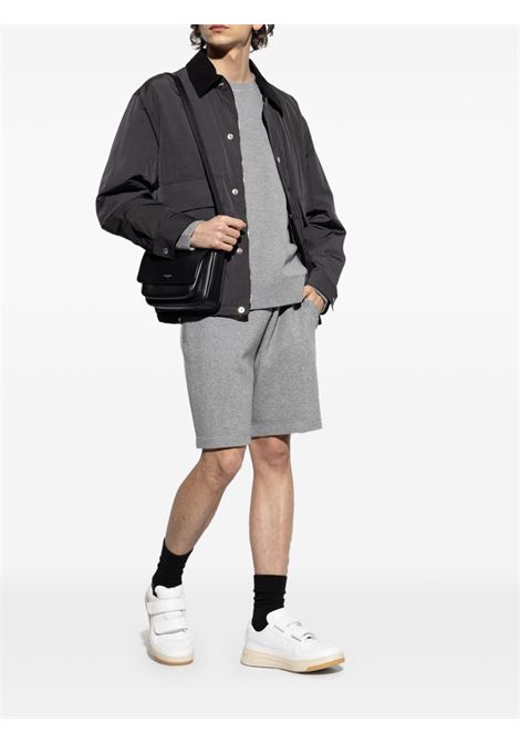 Grey elastic waistband shorts Theory - men THEORY | P0186708QD0