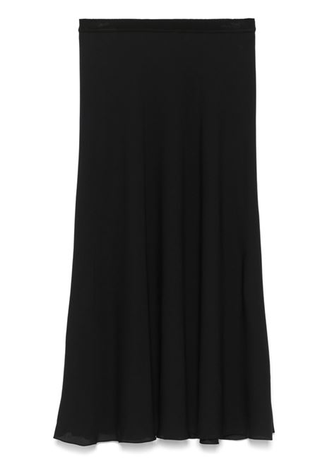 Black A-line skirt Theory - women