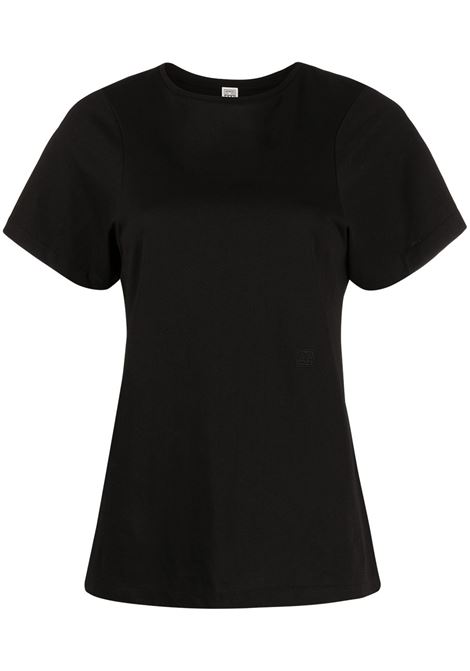 T-shirt a maniche corte in nero - TOTEME  donna TOTEME | 211439770200