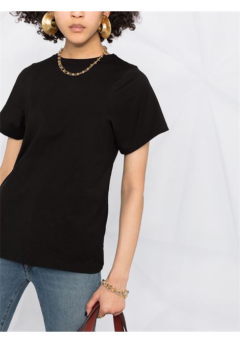 T-shirt a maniche corte in nero - TOTEME  donna TOTEME | 211439770200