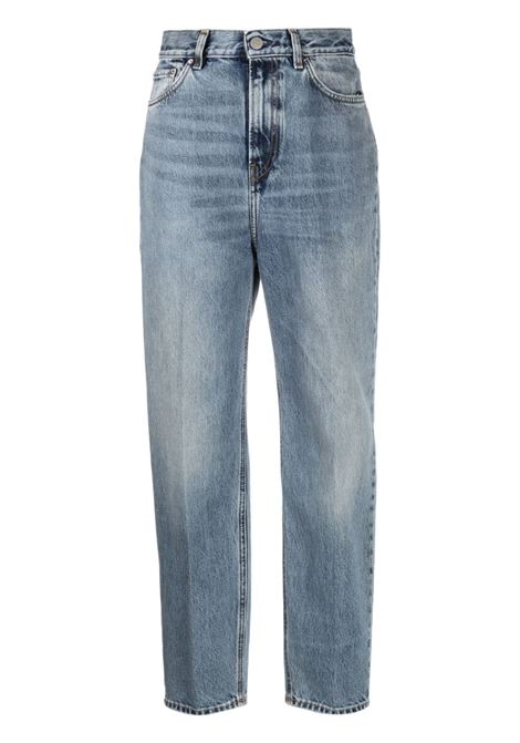 Tapered leg denim in blue- TOTEME women