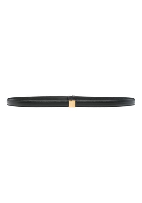 Black leather belt Toteme - women