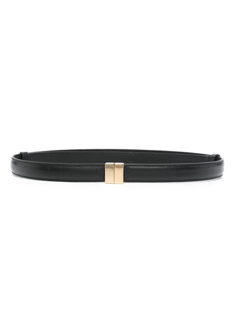 Black leather belt Toteme - women