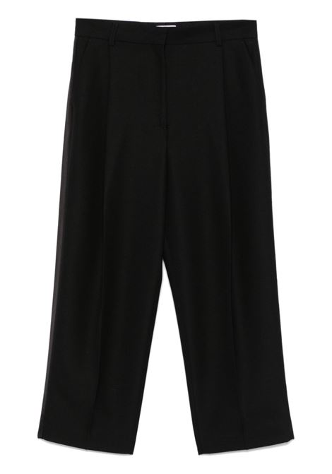 Pantaloni plissè in nero Toteme - donna