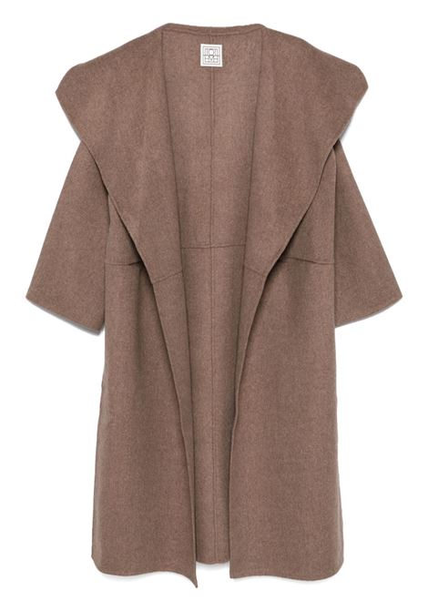 Cappotto Signature in grigio talpa Toteme- donna