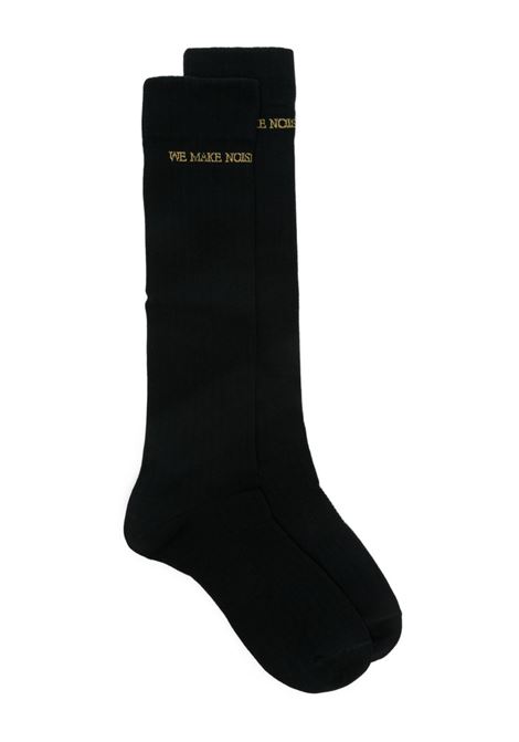 Black ribbed socks Undercover - men UNDERCOVER | Socks | UP1E4L01BLK