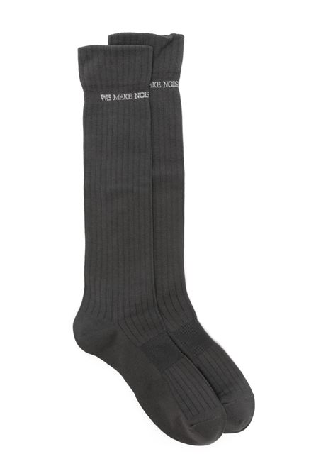 Grey ribbed socks Undercover - men UNDERCOVER | UP1E4L01GRY