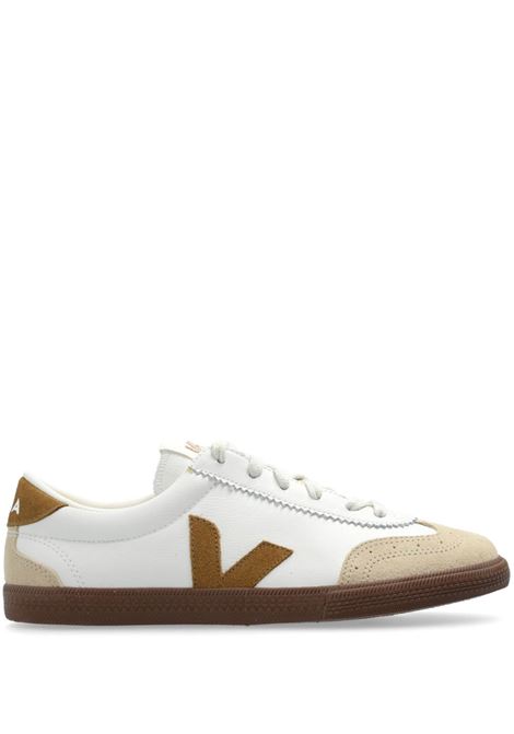 White and beige voley sneakers Veja - men