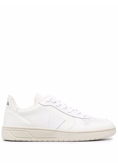 Sneakers v-10 in bianco veja - donna