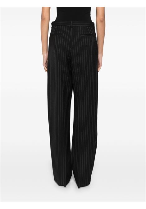 Black straight-leg trousers Wardrobe.Nyc - women WARDROBE.NYC | W2214F24PSBPS