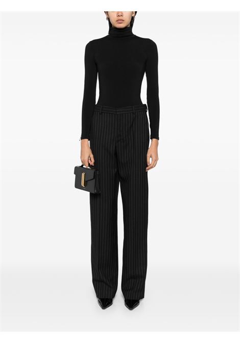 Black straight-leg trousers Wardrobe.Nyc - women WARDROBE.NYC | W2214F24PSBPS